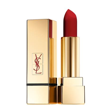 YSL red lipstick